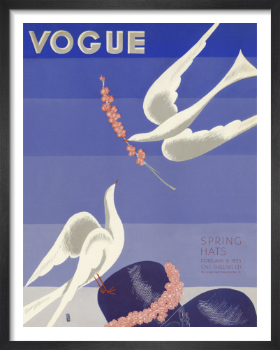 Vogue /'Breezy/' Georges Lepape 1928 17x22 Vintage Art Deco Poster//Art Print